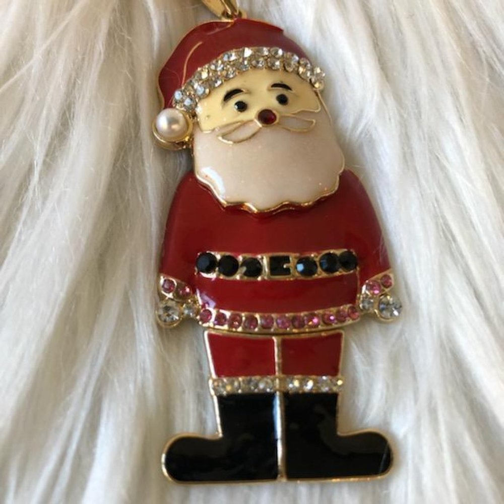Santa Long Pendant Necklace - Picture 4 of 10
